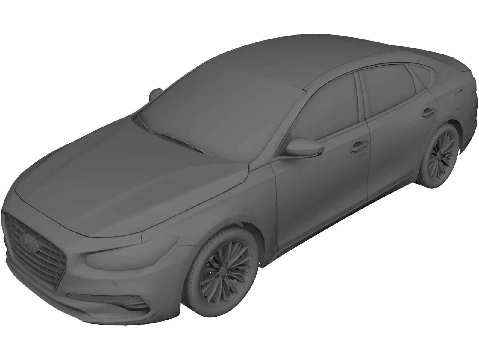 Hyundai Azera (2018) 3D Model