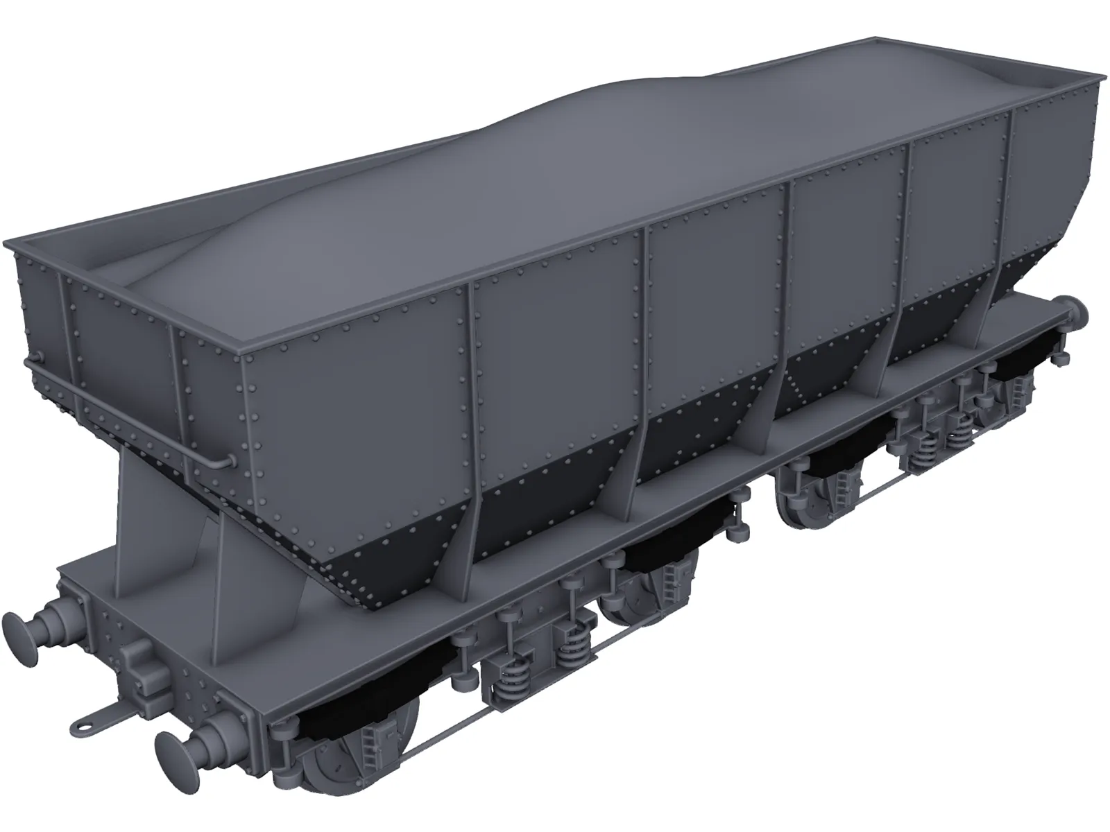 Gresley Coal Wagon 3D Model