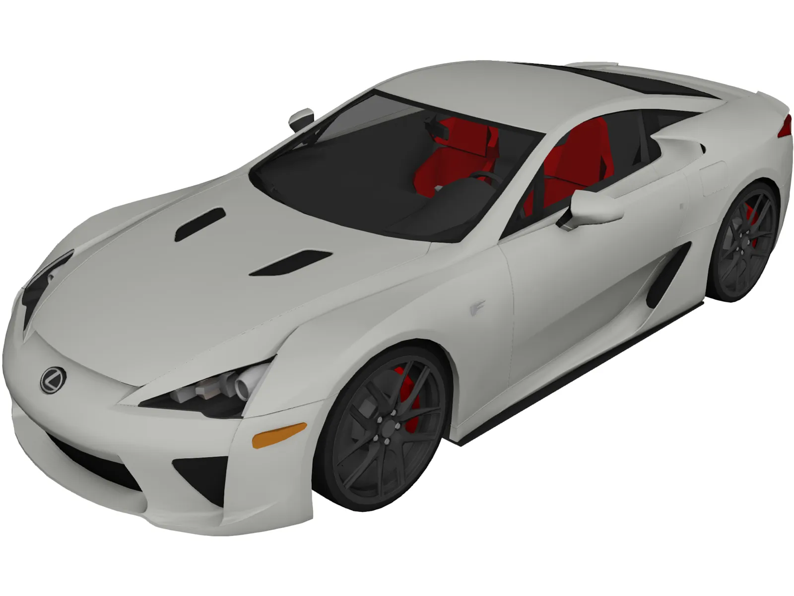 Lexus LFA (2012) 3D Model