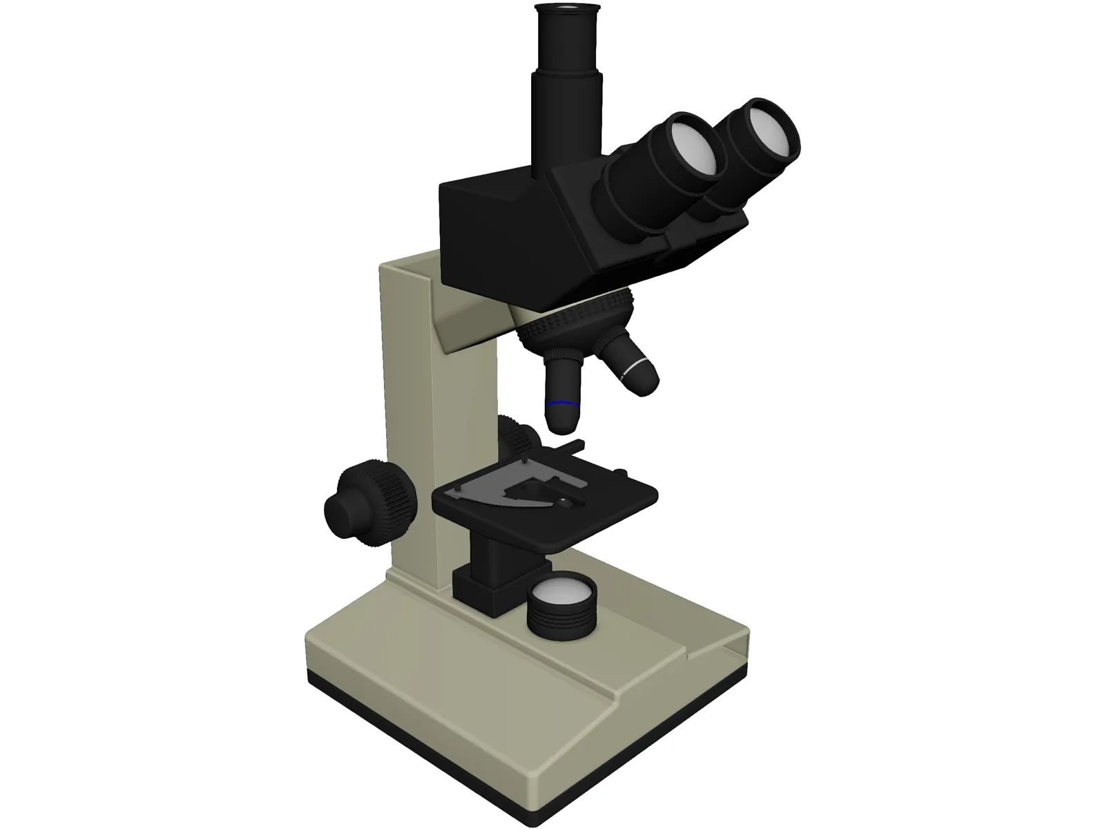 Microscope 3D Model