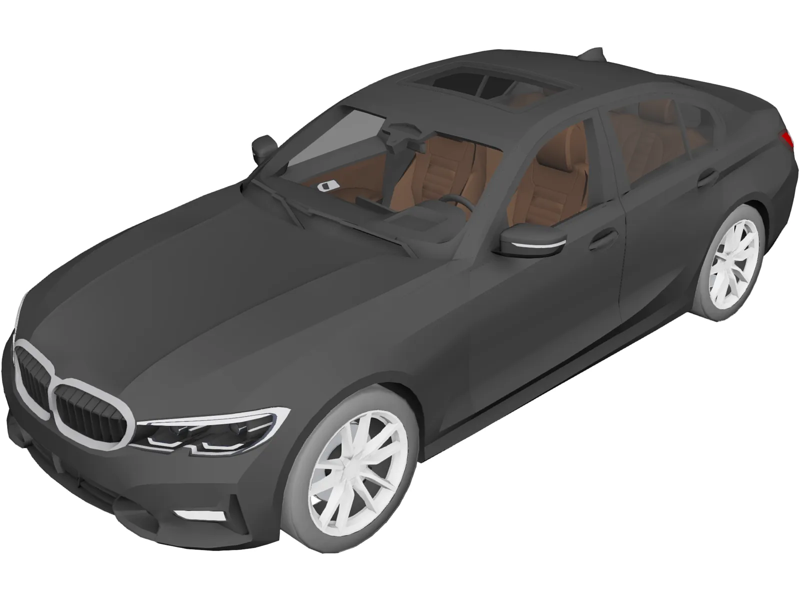 BMW 330i Sedan (2020) 3D Model