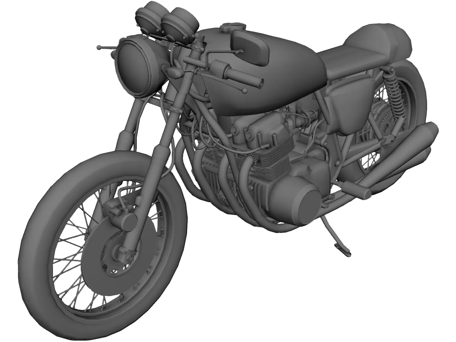 Honda CB750 3D Model