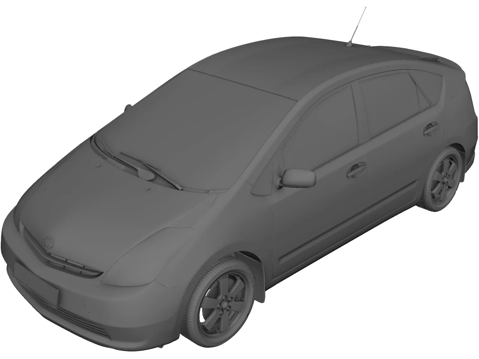 Toyota Prius (2003) 3D Model