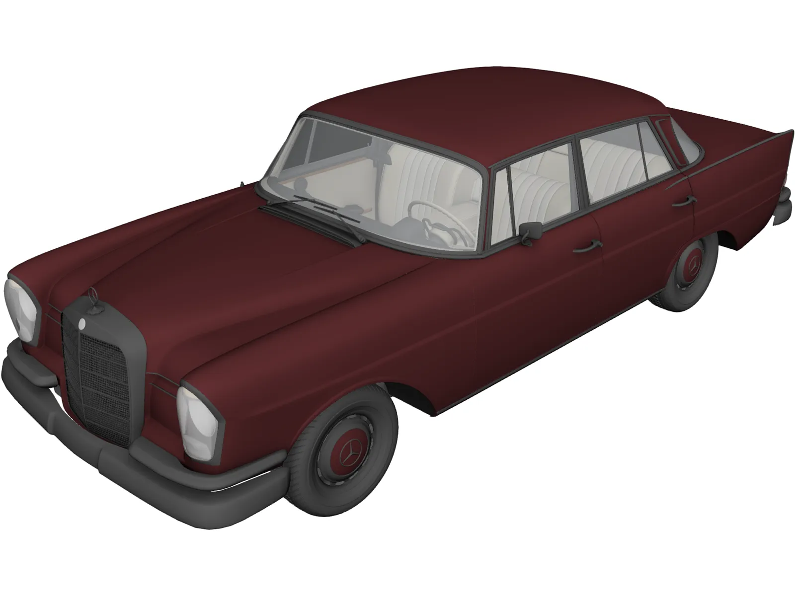 Mercedes-Benz 220S [W111] (1964) 3D Model