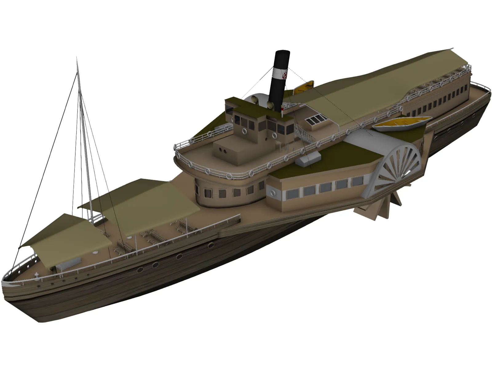 Boat 3D Model