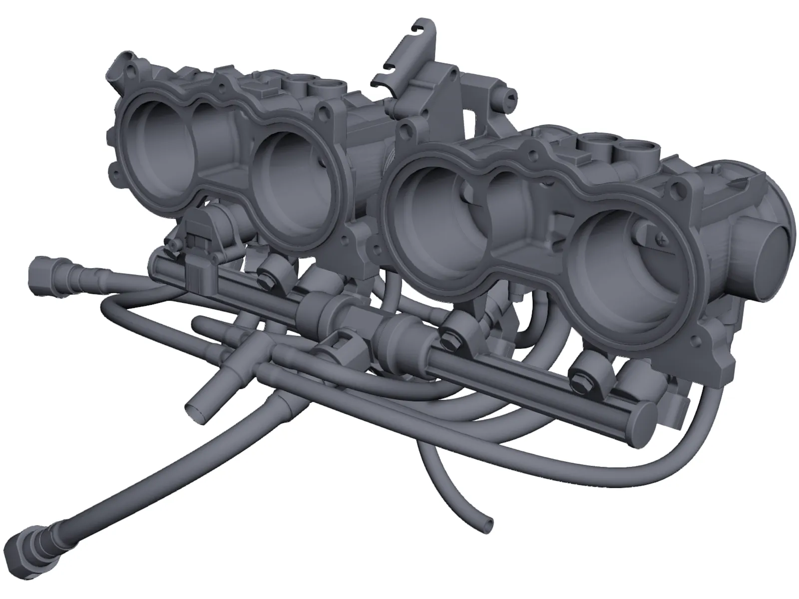 Honda CBR 600 RR Engine Intake 3D Model