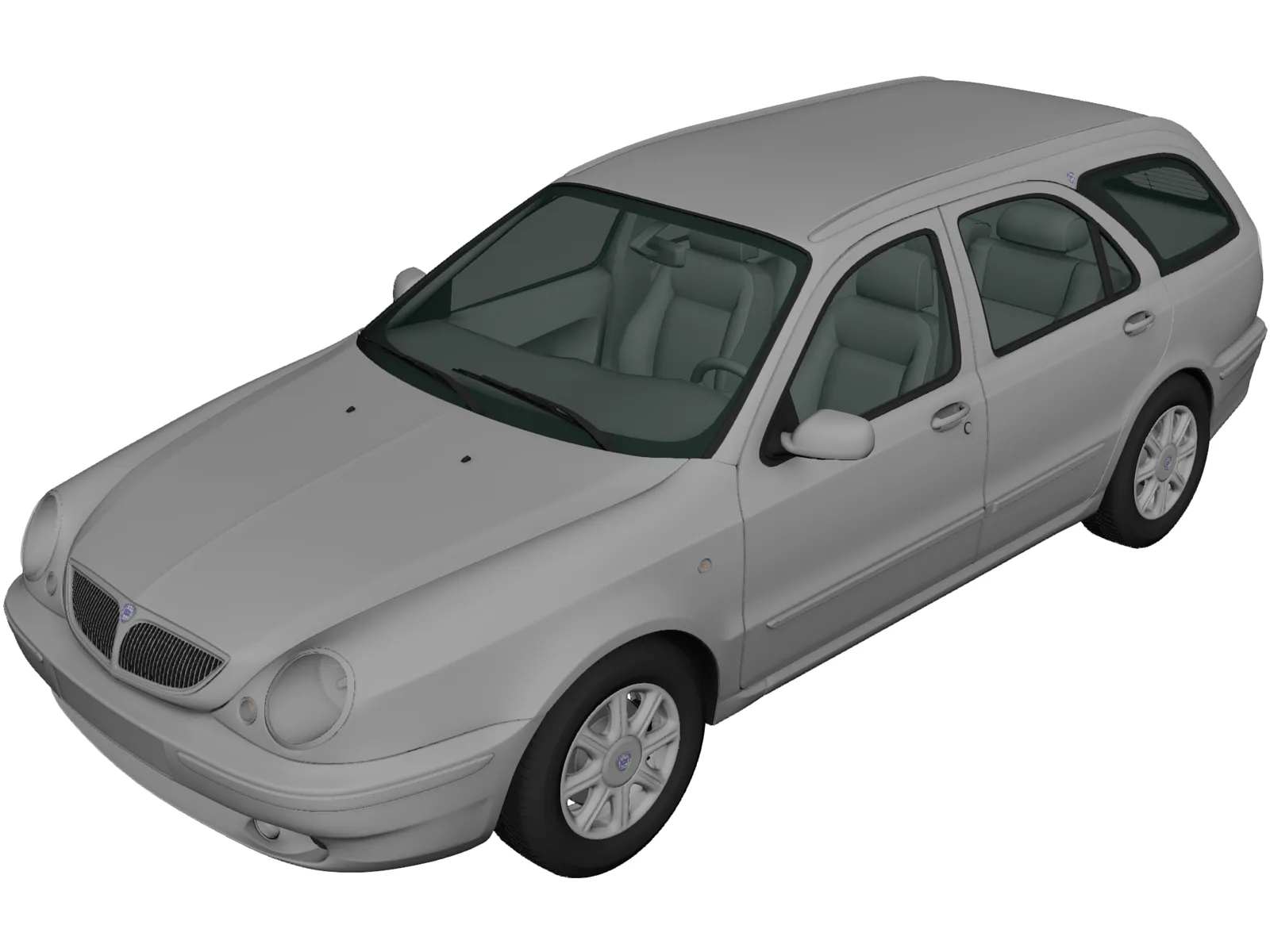 Lancia Lybra Wagon (1999) 3D Model