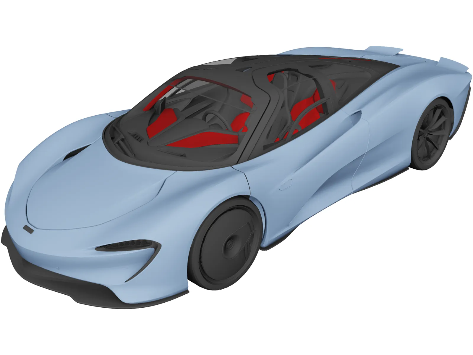 McLaren Speedtail (2018) 3D Model