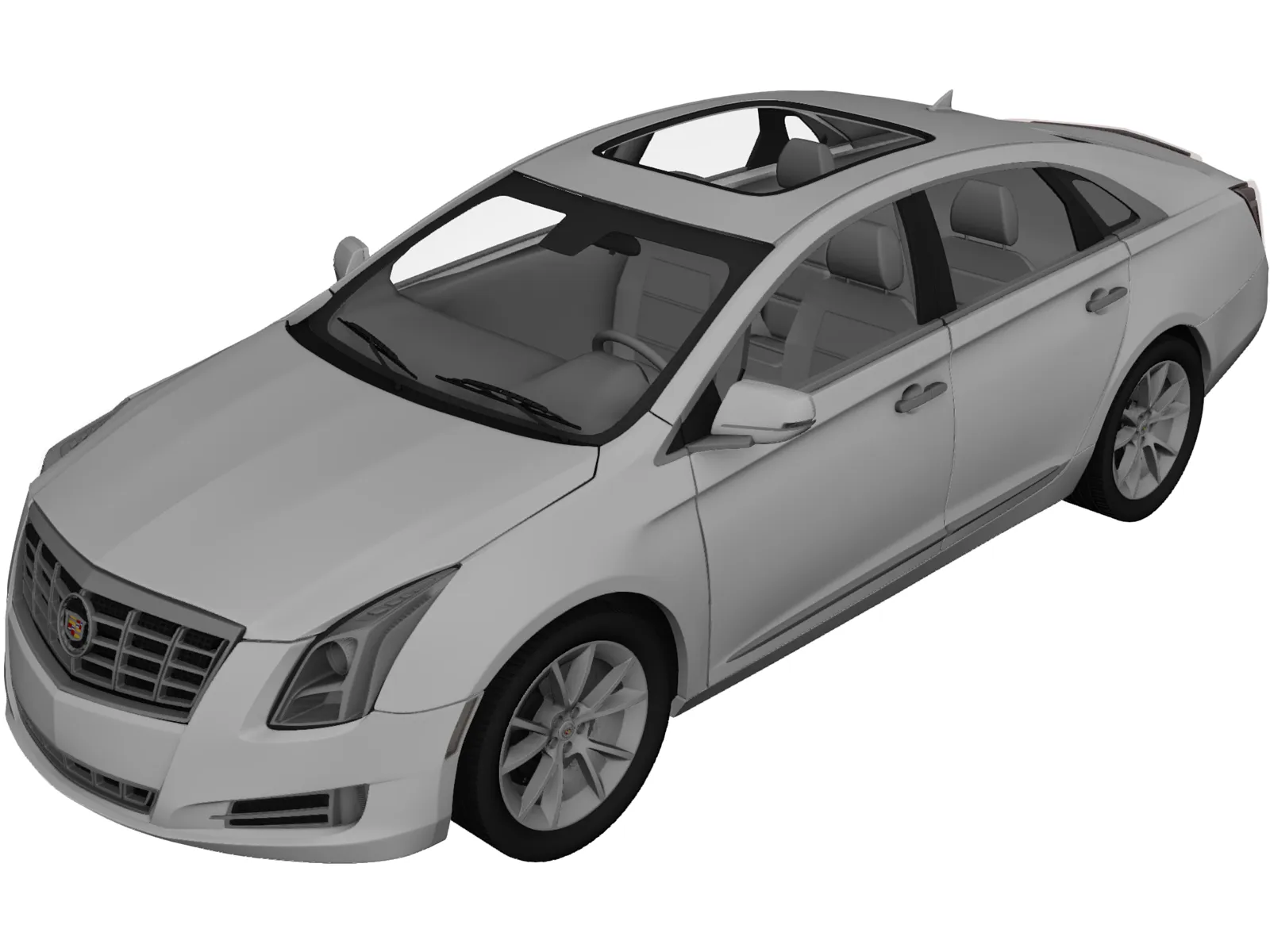 Cadillac XTS (2013) 3D Model