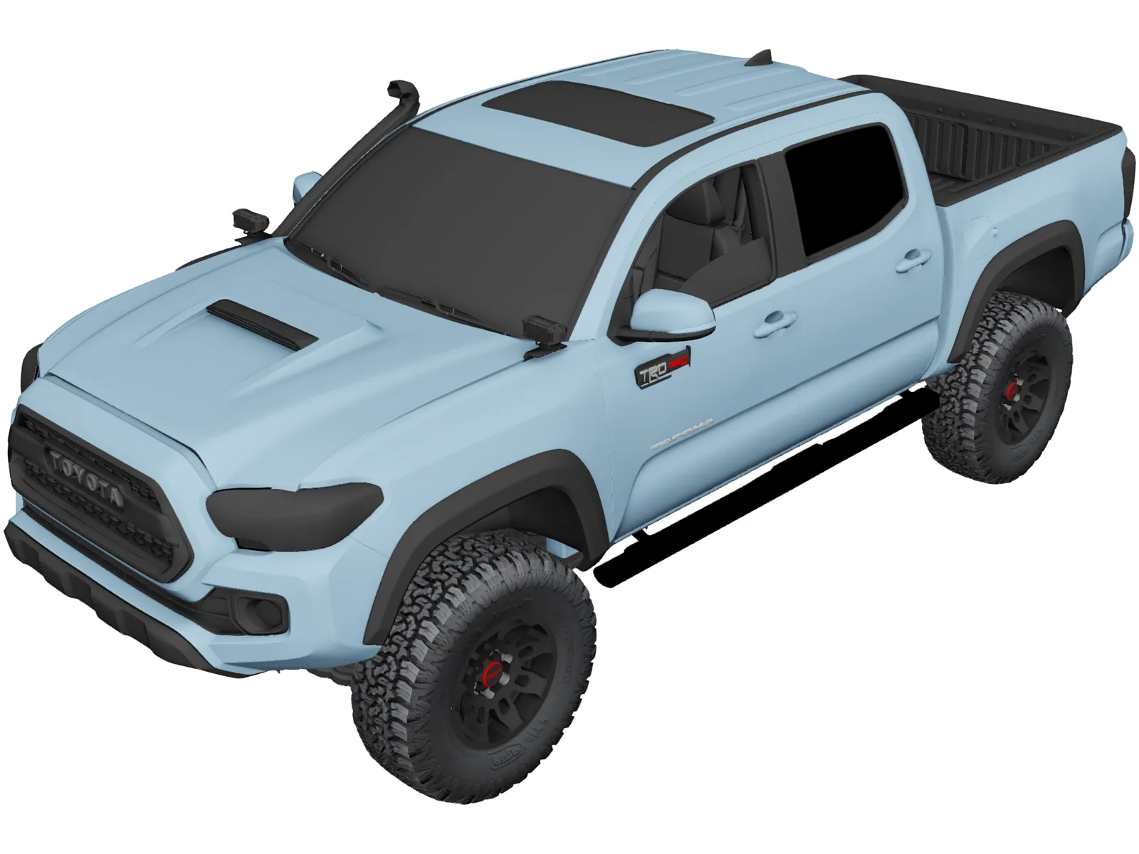 Toyota Tacoma Double Cab (2019) 3D Model