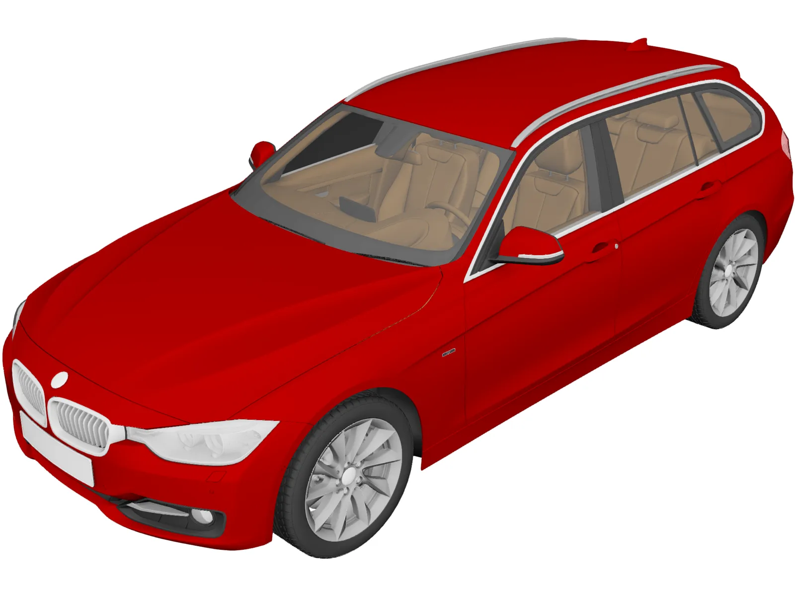 BMW 335i [F31] Wagon 3D Model