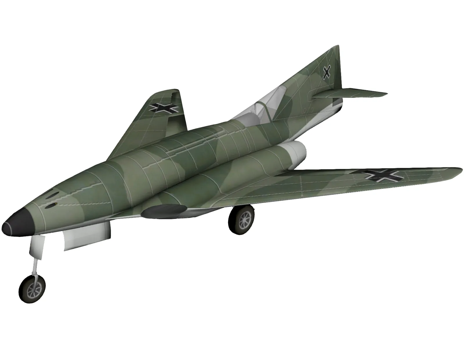 Messerschmidt Me 262 HG III 3D Model