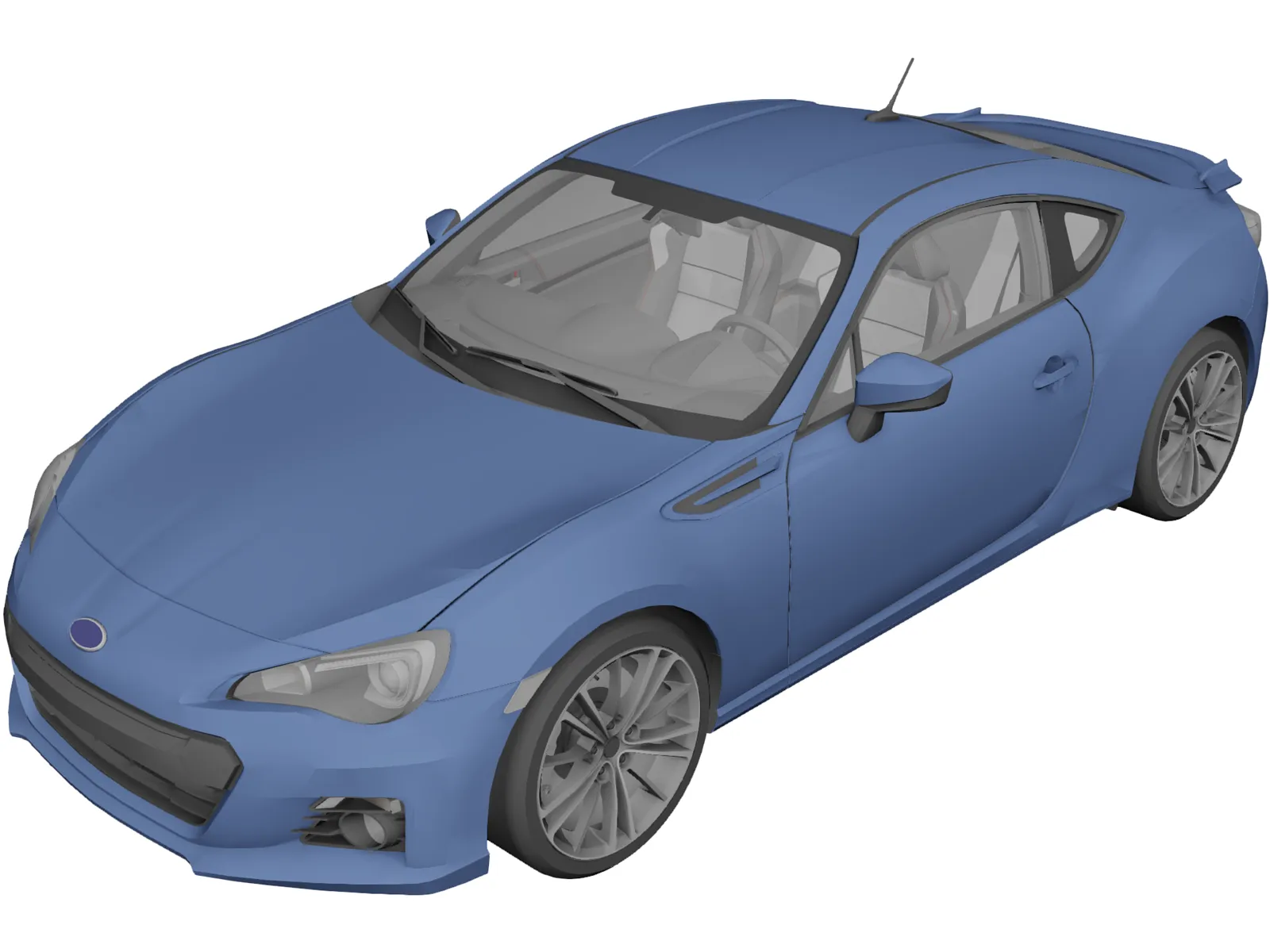 Subaru BRZ [FA20] (2014) 3D Model