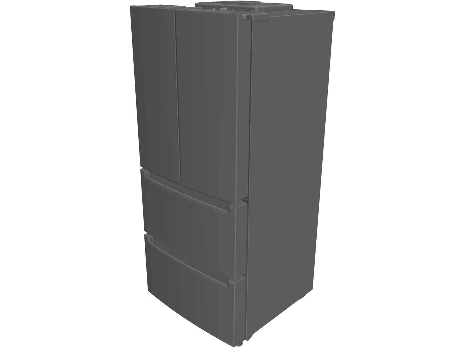 LG Refrigerator 3D Model