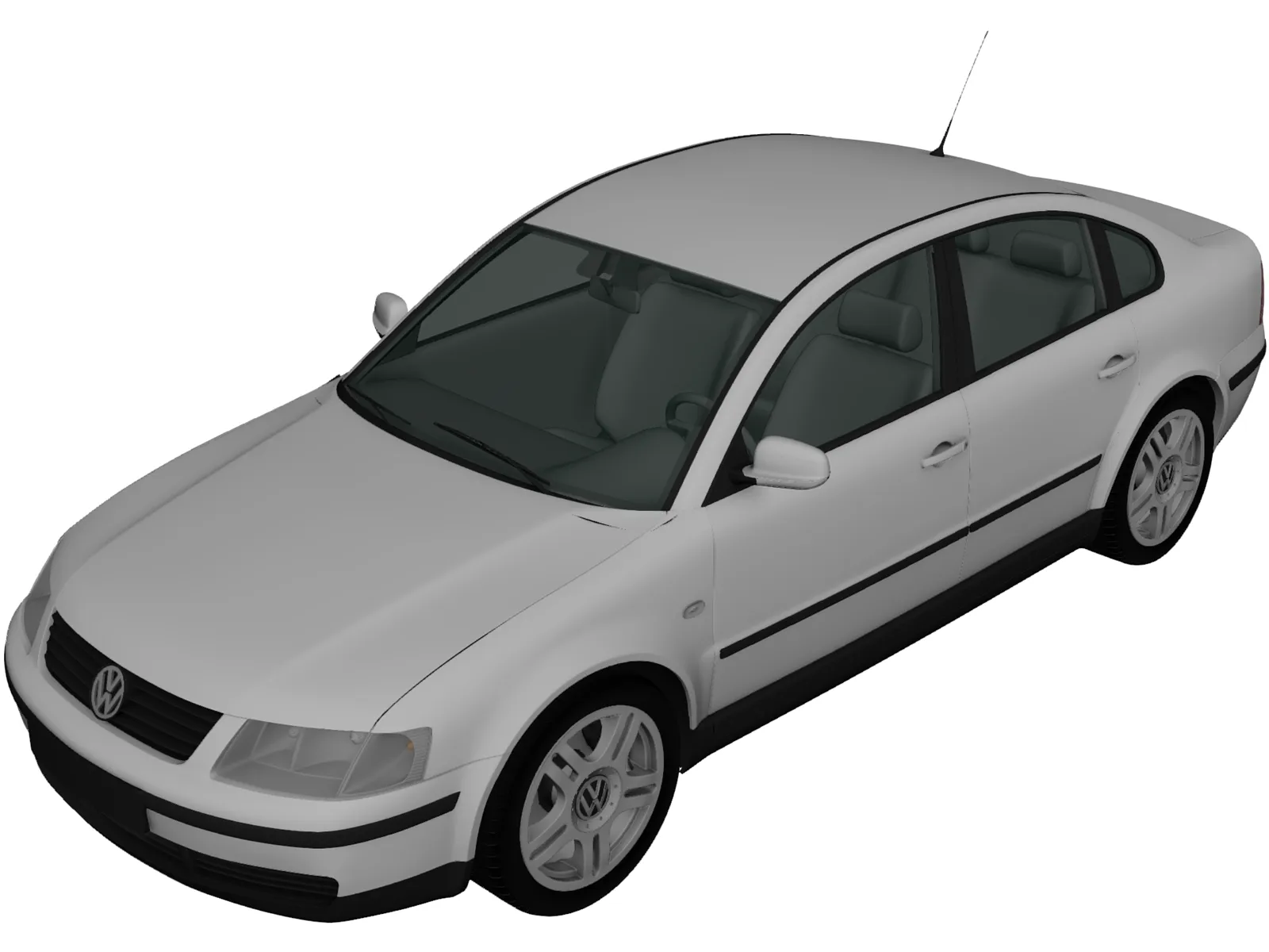 Volkswagen Passat B5 Sedan (1997) 3D Model