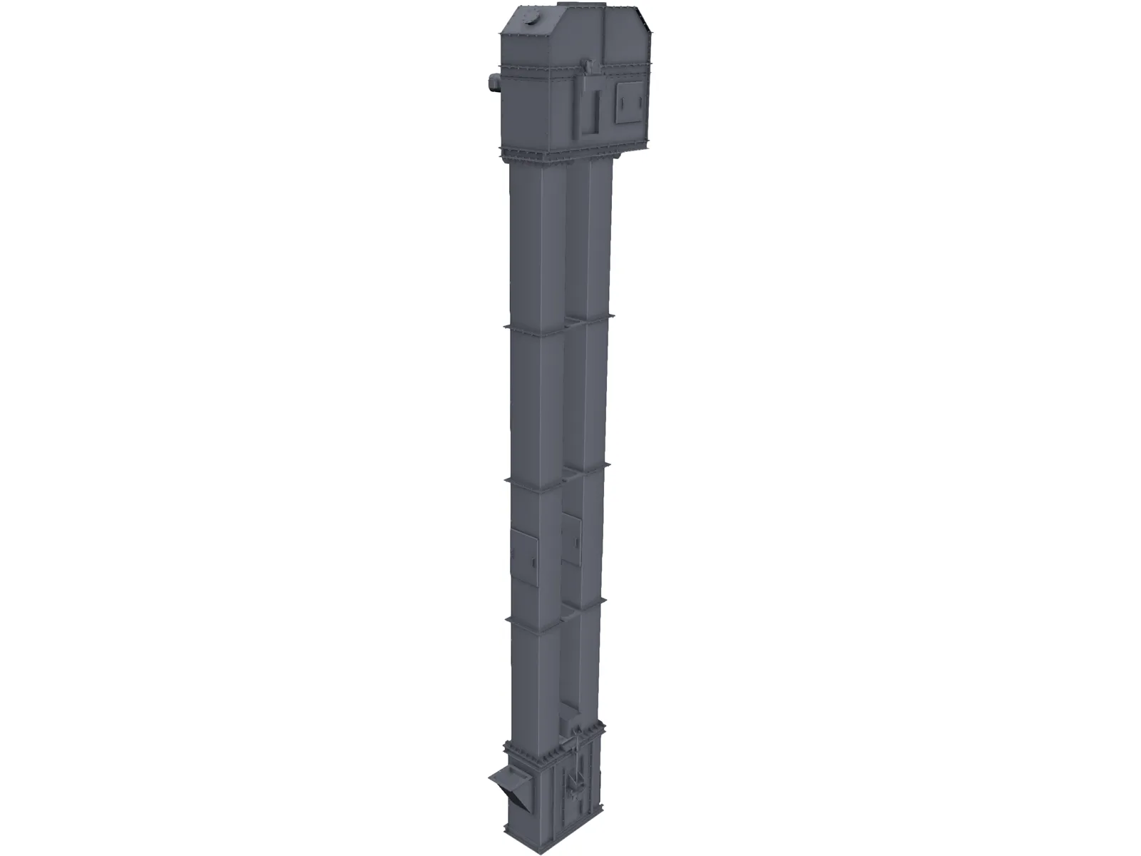 Bucket Elevator 3D Model