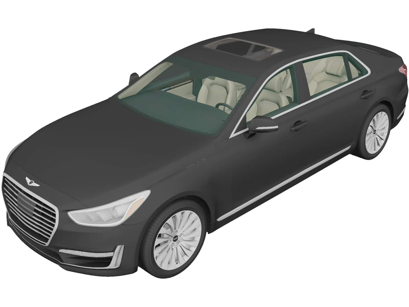 Genesis G90 (2017) 3D Model