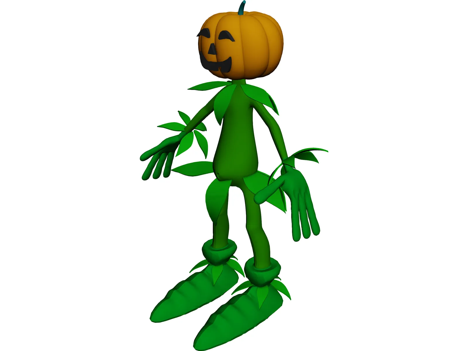 Pumpkin Man 3D Model