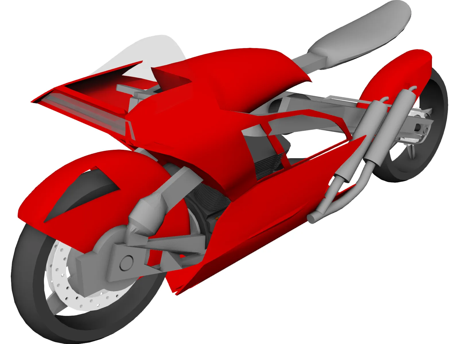 Motorcycle Concept 3D Model