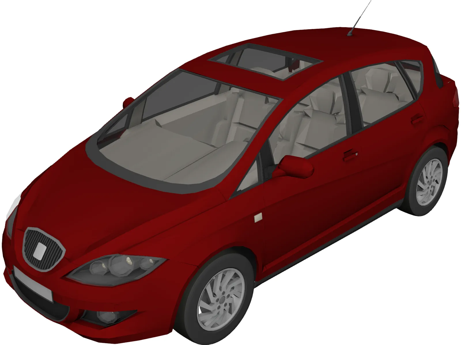 Seat Toledo 3D Model