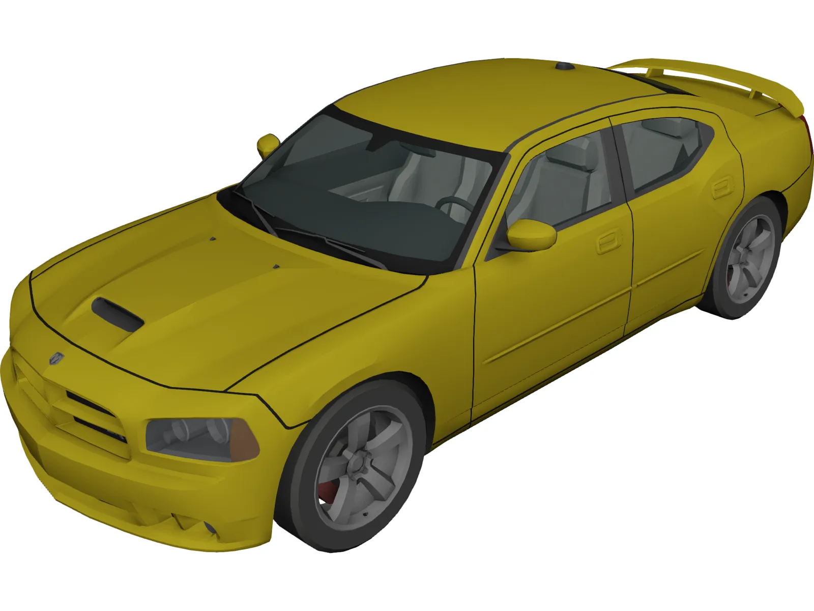 Dodge Charger SRT8 (2007) 3D Model