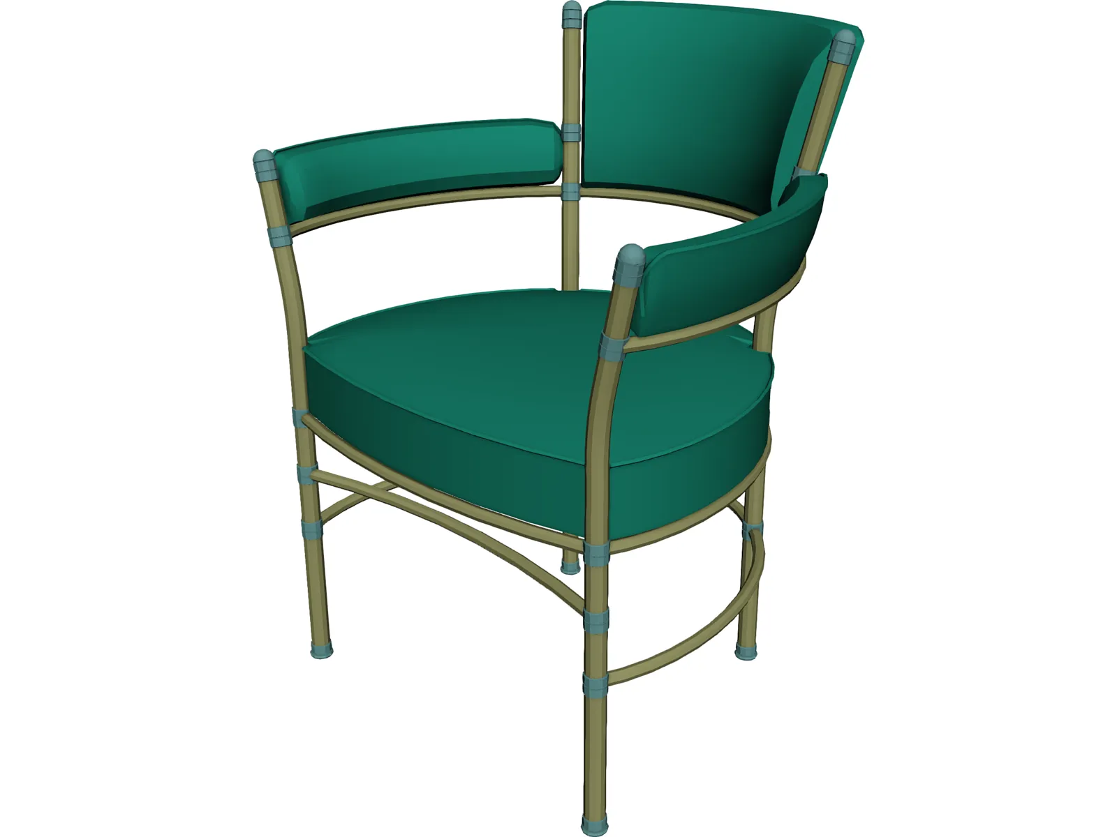 Chair Metal and Belt 3D Model