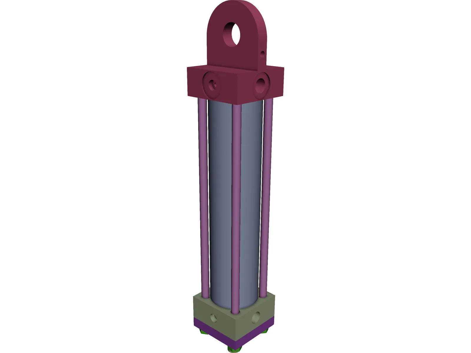 Hydraulic Piston 3D Model