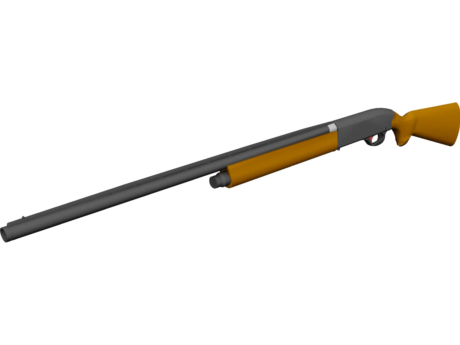 Winchester 1400 Shotgun 3D Model