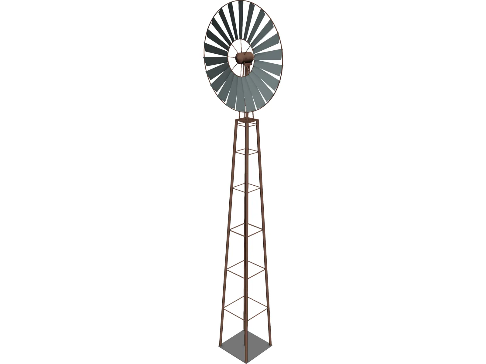 Farm Wind Mill 3D Model