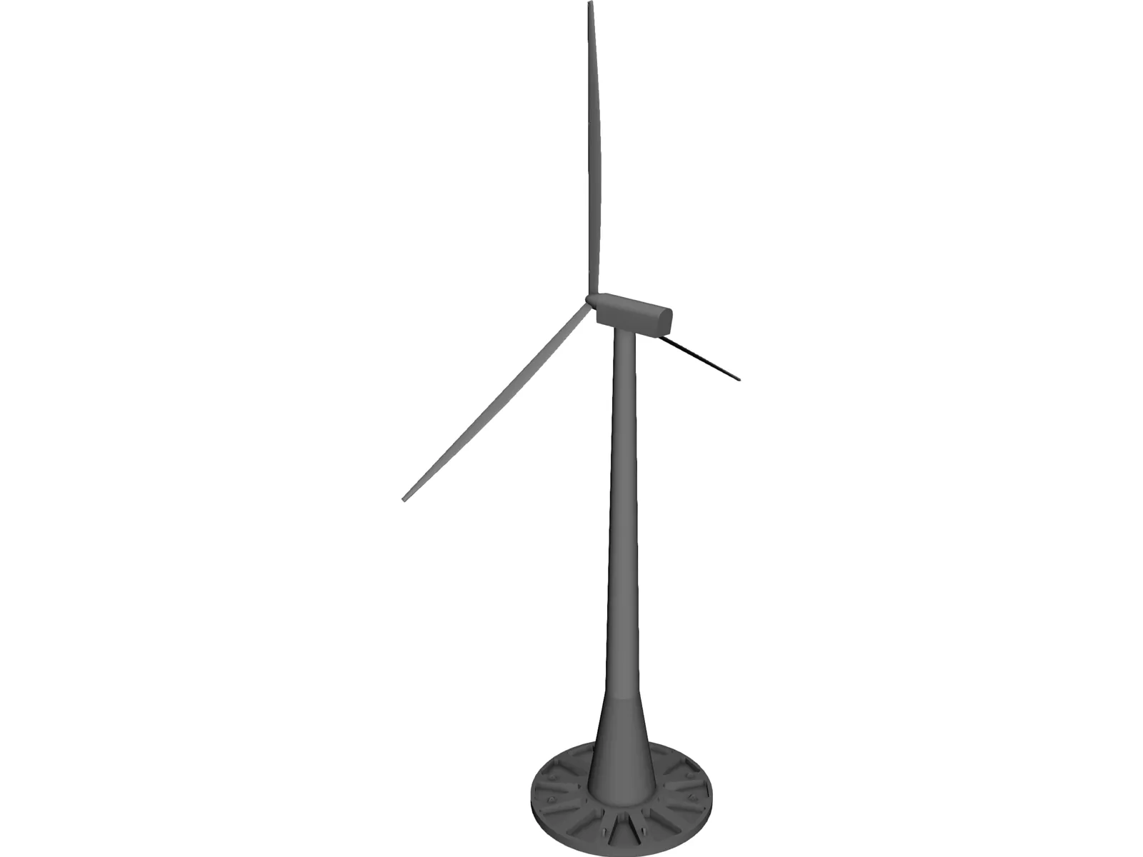 Offshore Windmill 3D Model