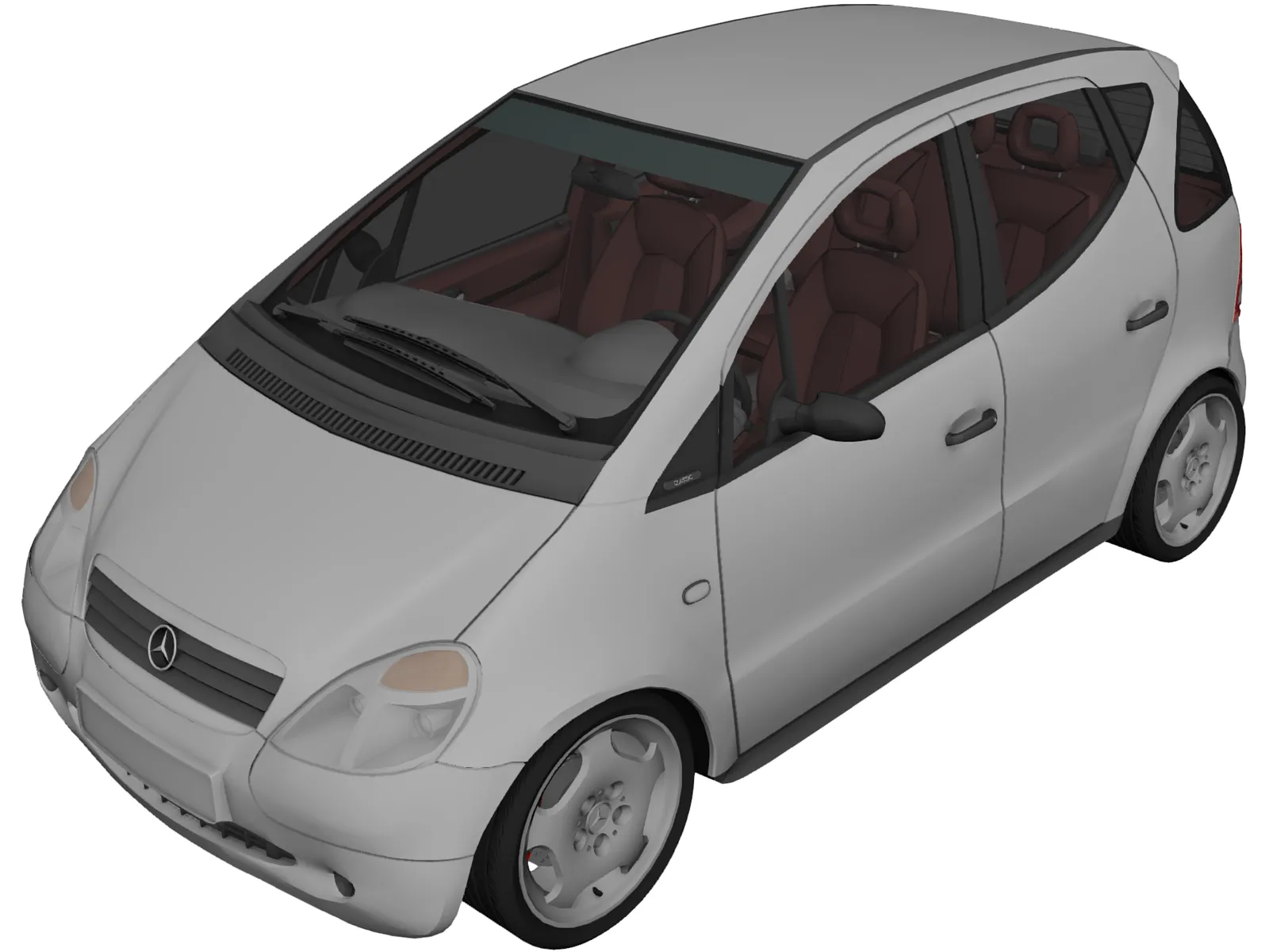 Mercedes-Benz A160 (1997) 3D Model