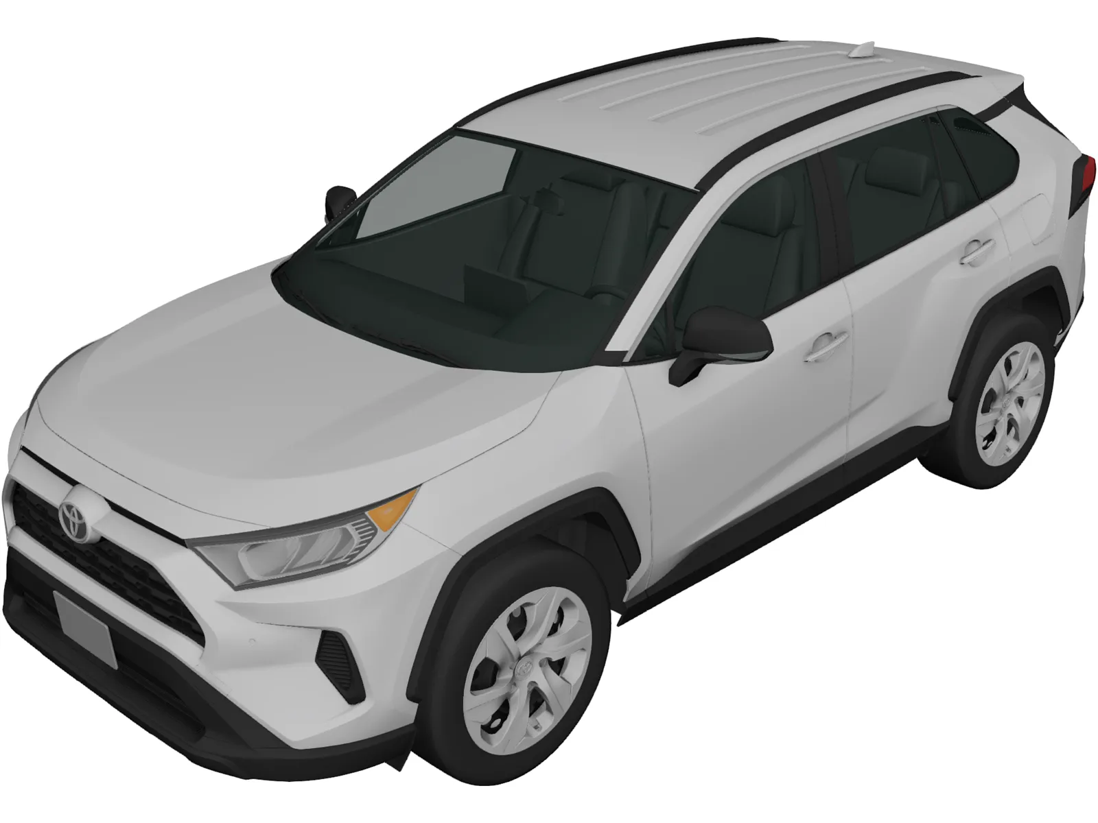 Toyota RAV4 LE (2019) 3D Model