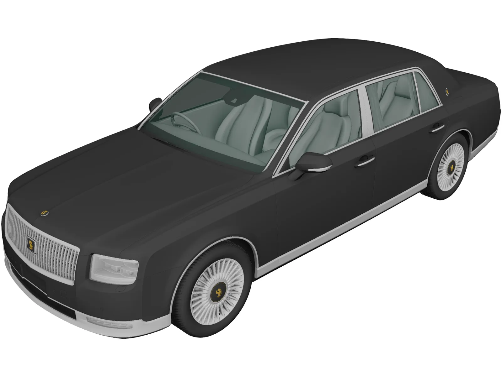 Toyota Century (2018) 3D Model