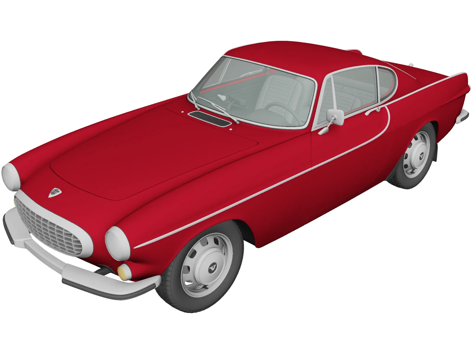 Volvo P1800 (1961) 3D Model