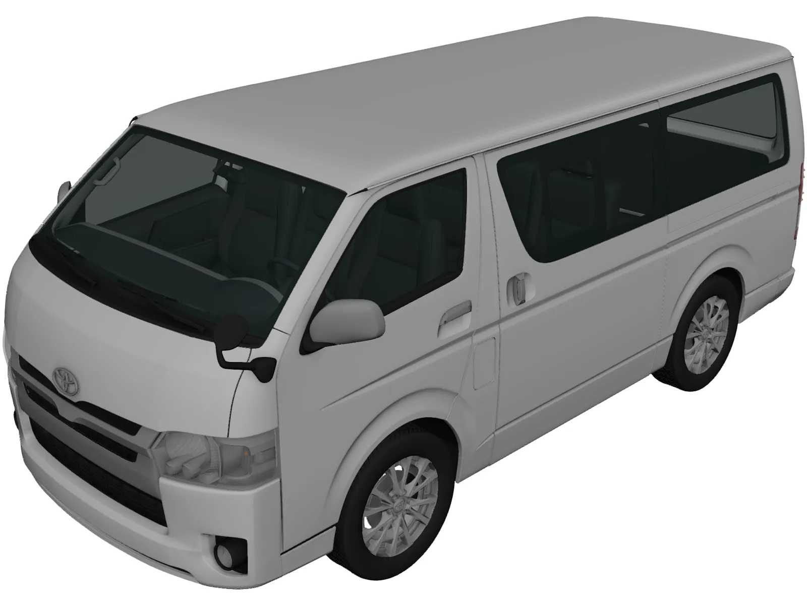 Toyota Hiace (2013) 3D Model