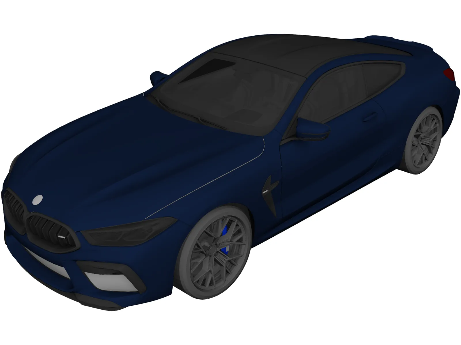 BMW M8 Competition (2020) 3D Model