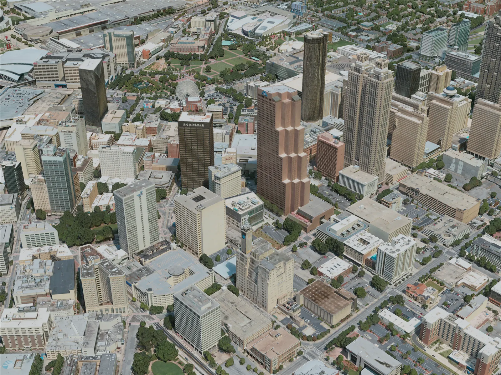 Atlanta City, USA (2020) 3D Model