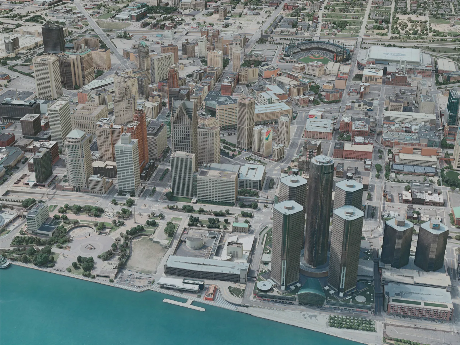 Detroit City, USA (2020) 3D Model