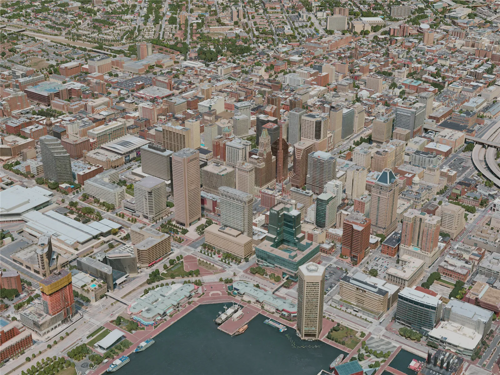 Baltimore City, USA (2020) 3D Model