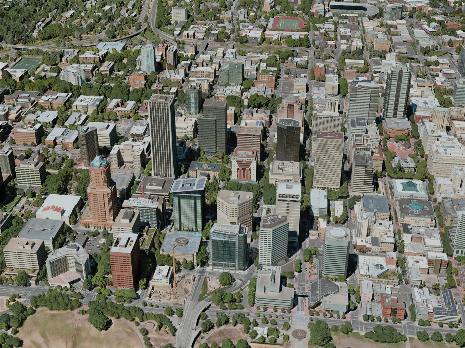 Portland City, OR, USA (2020) 3D Model