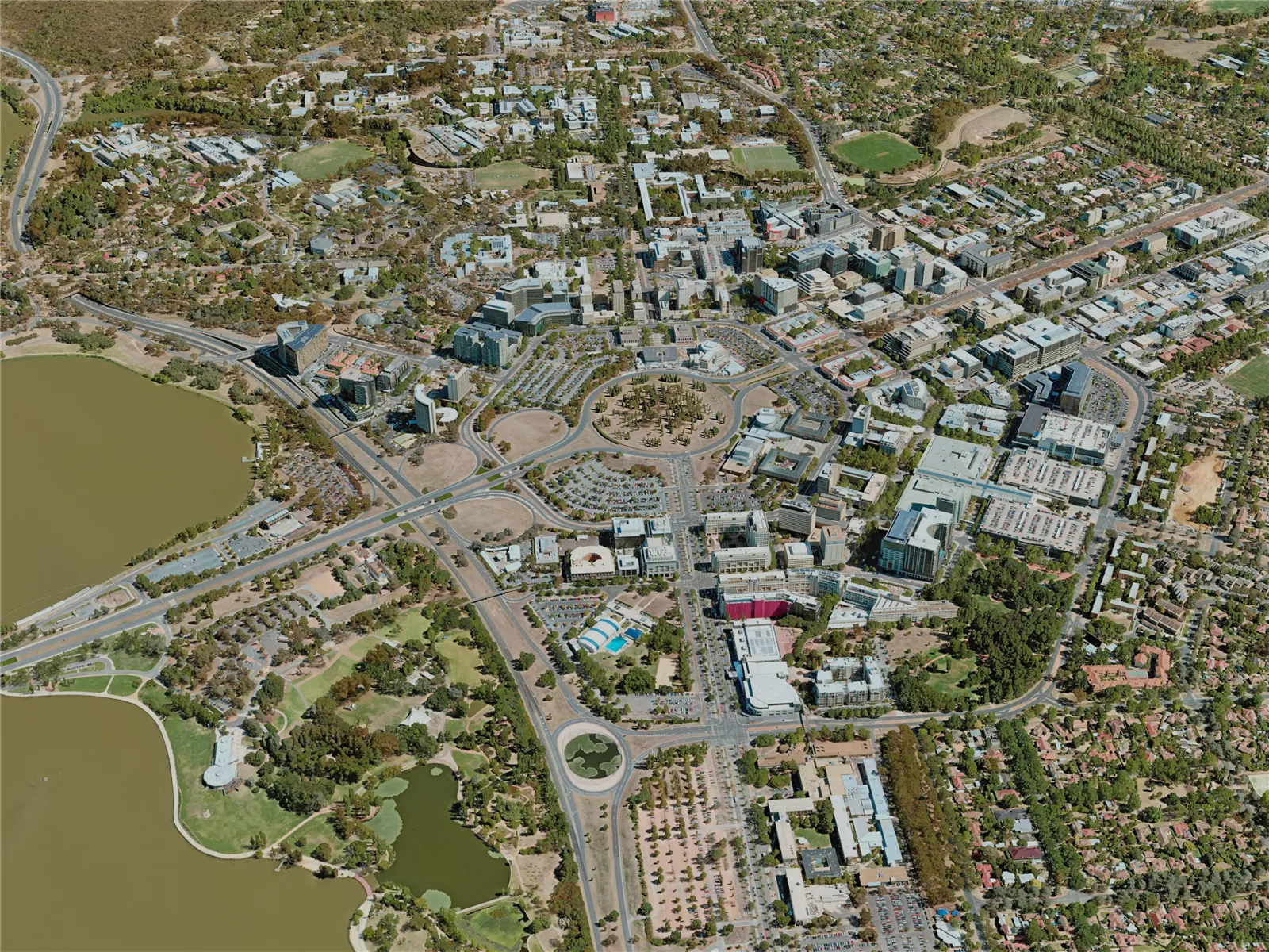 Canberra City, Australia (2020) 3D Model