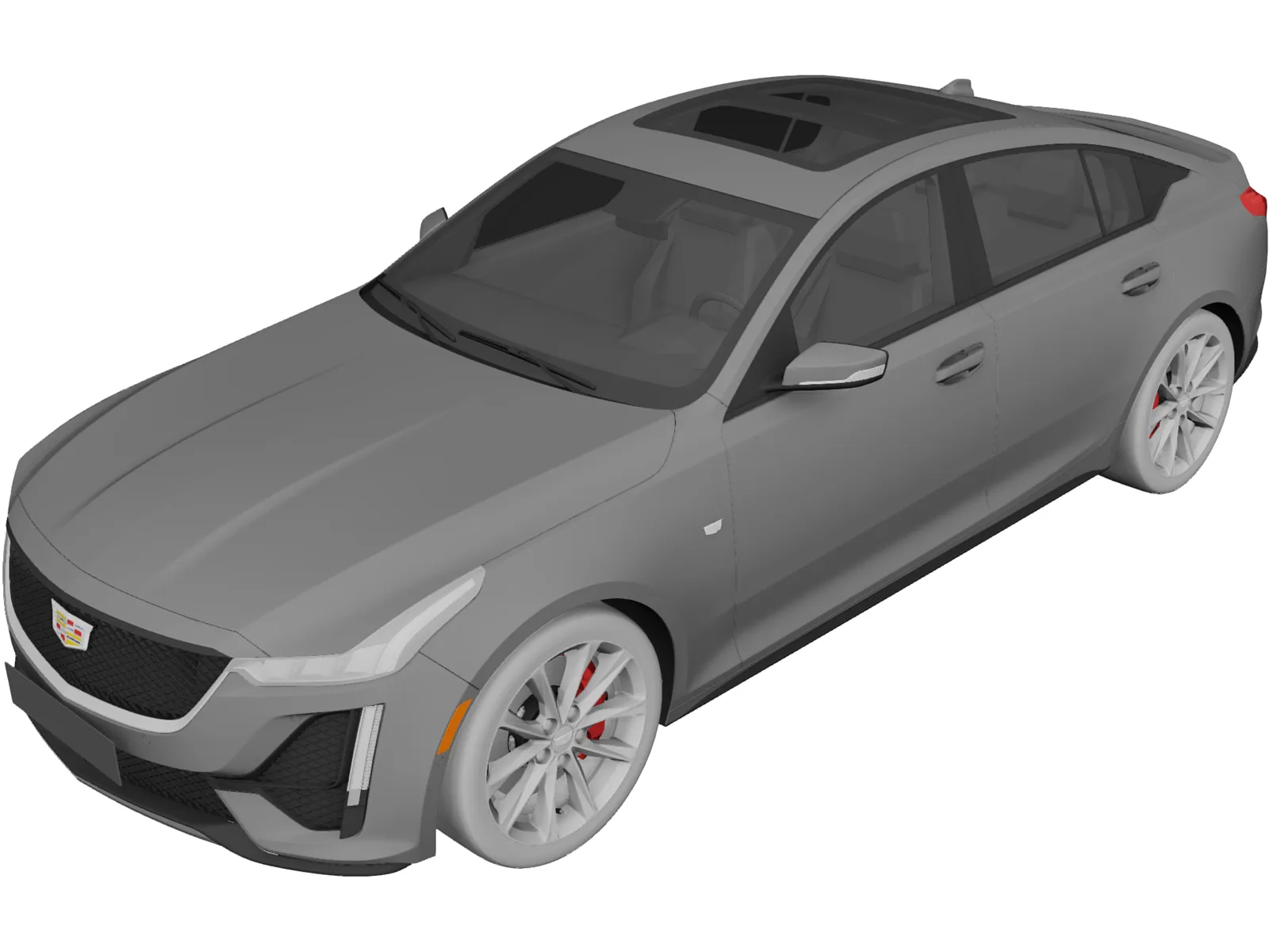 Cadillac CT5 (2020) 3D Model