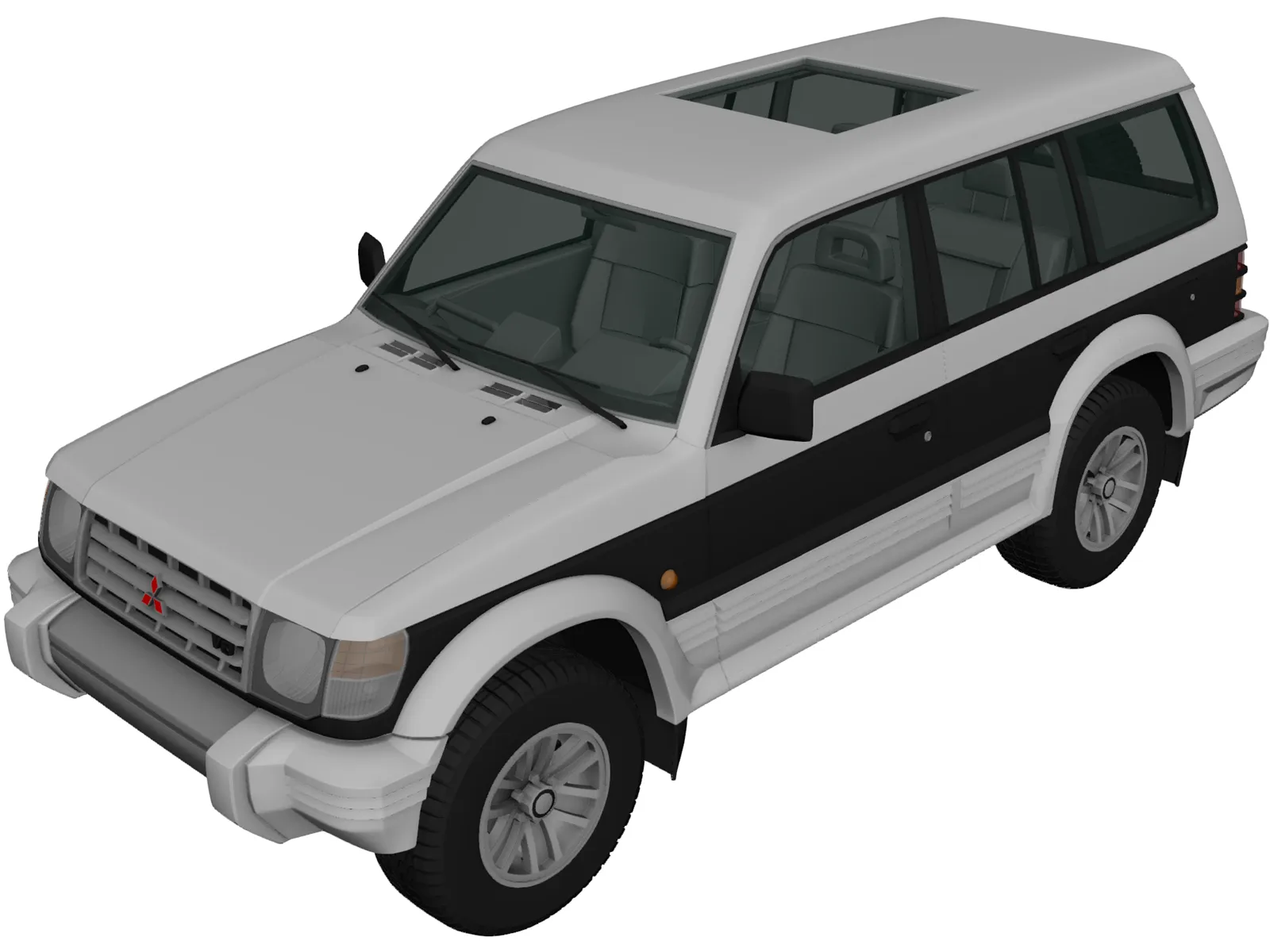 Mitsubishi Pajero (1991) 3D Model