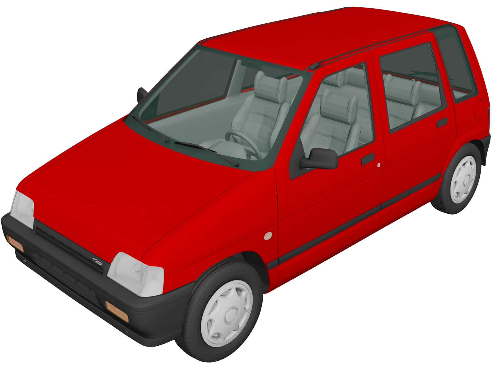 Daewoo Tico (1993) 3D Model