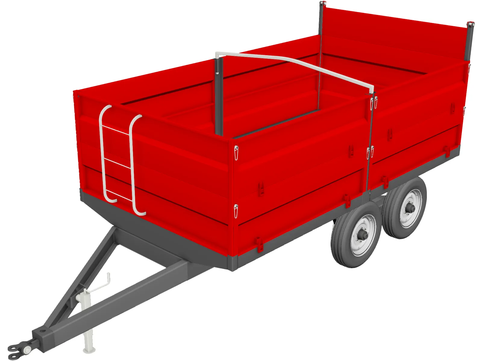 Tractor Trailer 3D Model