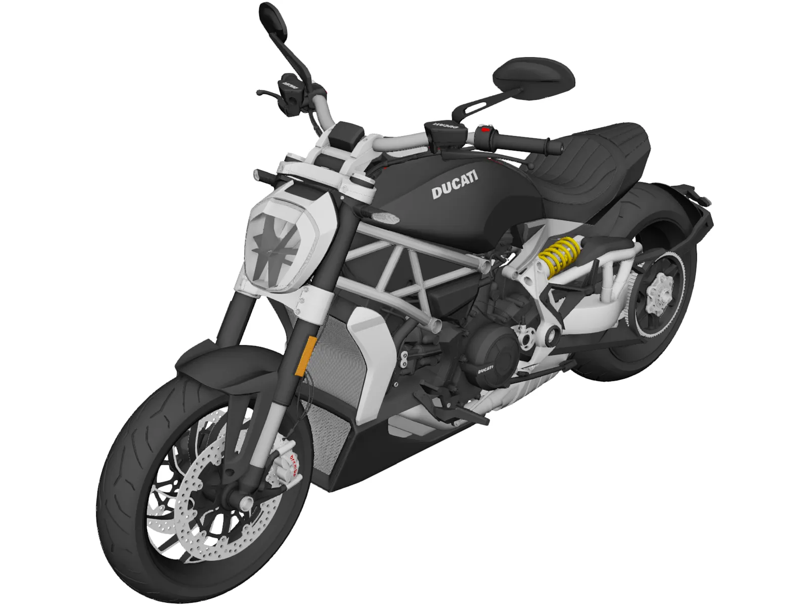 Ducati X-Diavel 3D Model