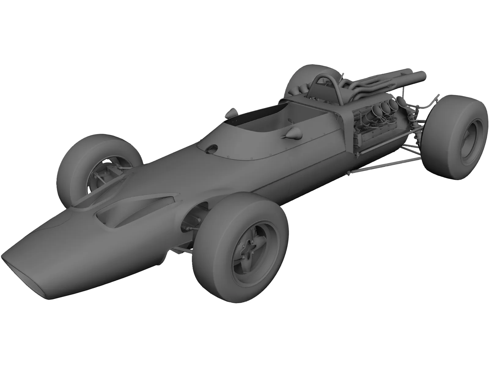 Mclaren M2B 3D Model