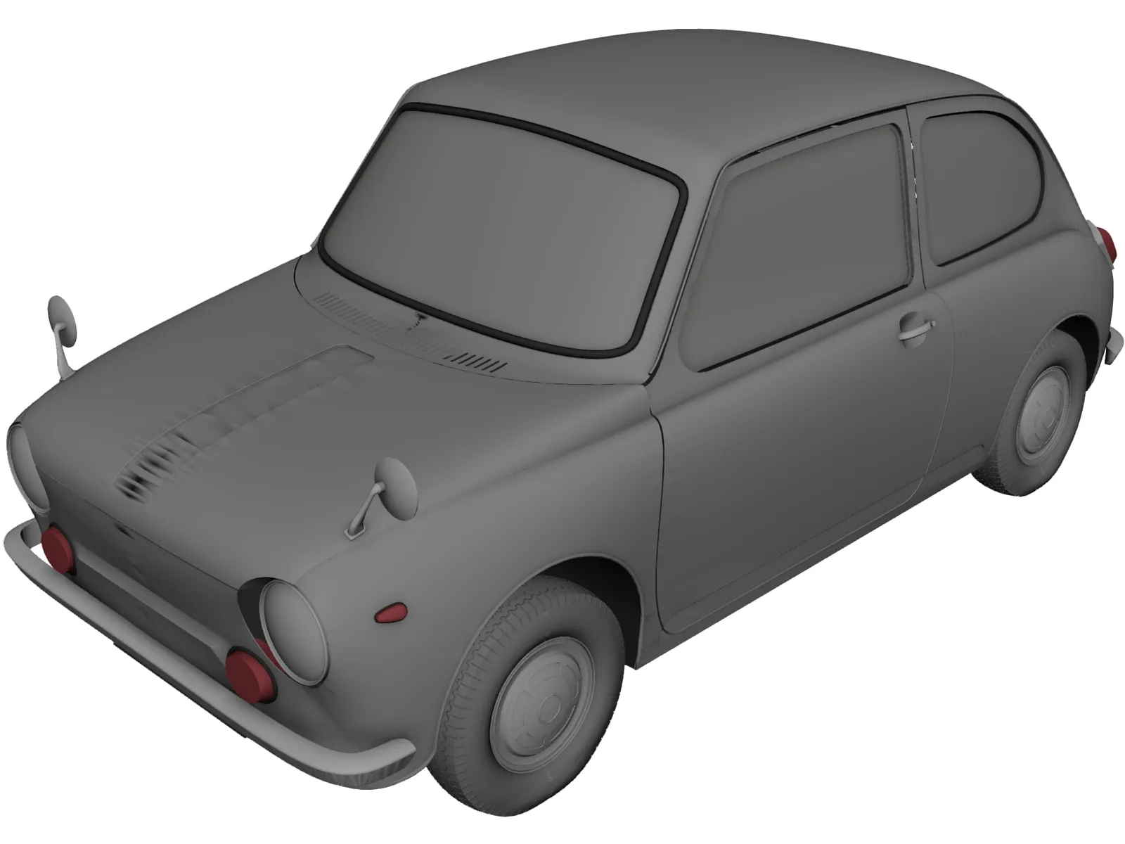 Subaru R2 3D Model