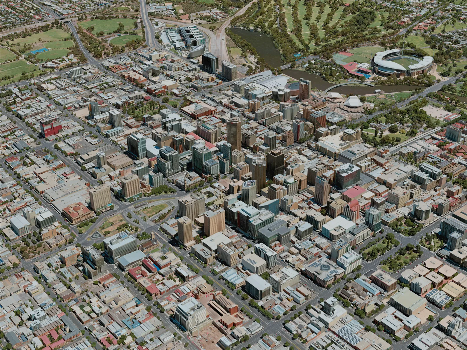 Adelaide City, Australia (2020) 3D Model