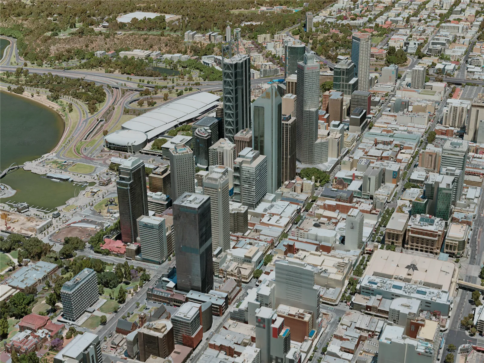 Perth City, Australia (2020) 3D Model